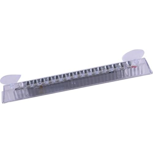 Universal Car 16 LEDS 12V Solar Power Strobe Flash Warning Emergency Security Alarm Light With Remote Replacement