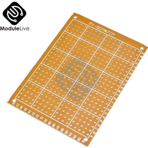 1PCS 5X7 CM 5X7CM Universal HB Rubber Sheet Hick Bakelite Joint Hole Board Circuit Multi-function 5*7cm