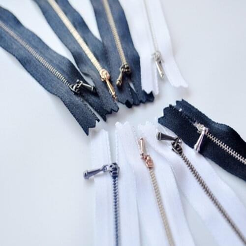 10pcs Mini Zipper Doll Clothing Zipper DIY Handmade Sewing Zippers For Bags Scrapbooking Garment Applique Accessory