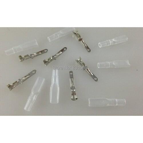 100Set/Lot 2.8mm Crimp Terminal Male Spade Connector + Case Brand New