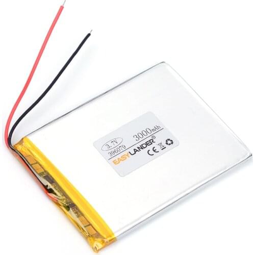 396079 3.7V 3000mAh Rechargeable Li-Polymer Li-ion Battery For MP4 MP5 DVR GPS Speaker E-book tablet pc power bank 405980 406080