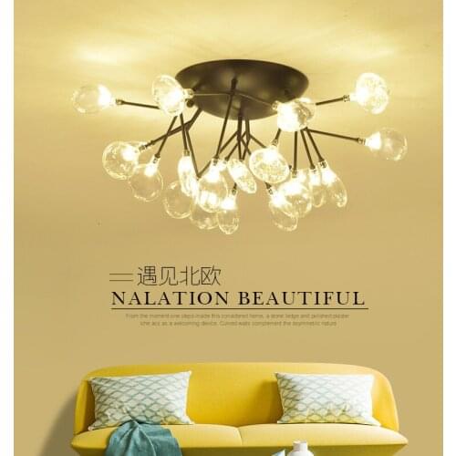 Acylic Ceiling Lights Square Rings For Living Room Bedroom Home AC85-265V Modern Led Ceiling Lamp Fixtures lustre plafonnier