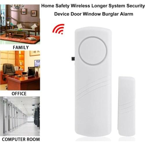 Door Window Wireless Burglar Alarm with Magnetic Sensor Home Safety Wireless Longer System Security Device