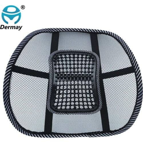 Office Chair Seat Covers Mesh Massage Seat Back Support Car Seat Pad Chair Cushion Lumbar Support Cushion Lumbar Pillow