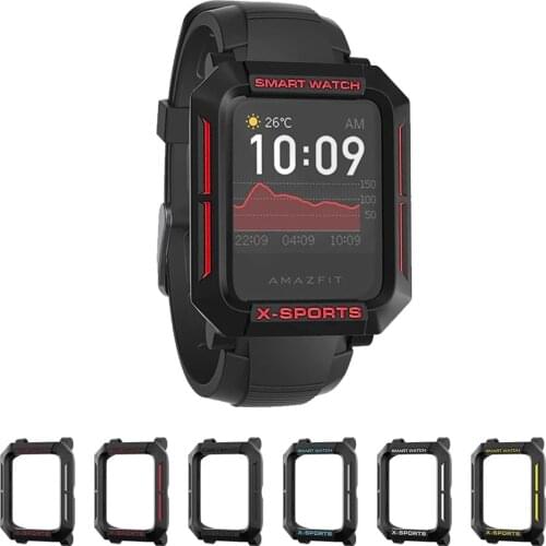 SIKAI Case For Amazfit Watch Bip S Smart Watch PC TPU Shell Multicolor Protector Cover for Xiaomi Huami Bip Lite Bip Bumper