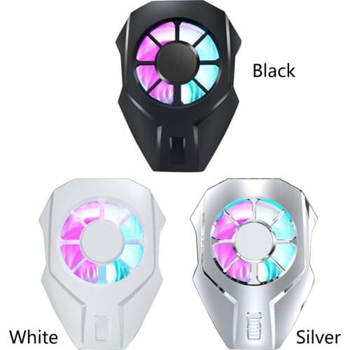 Mobile Phone Cooling Universal Semiconductor Radiator Phone USB Rechargeable Cooler Fan Game Pad Holder Stand Radiator Mute Fan