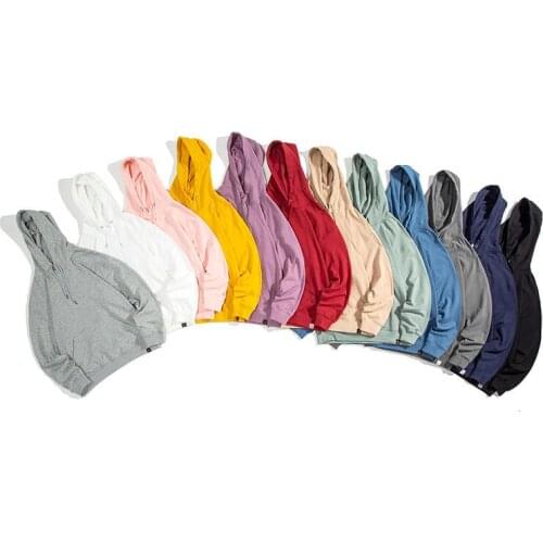 2020 Fashion New Hoodie Sweatshirts Men 12 Color Hooded Solid Color For Mens Loose Fall