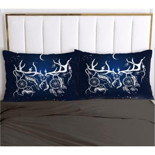 Customize 3D 2PCS Pillow Cases Decoration Throw Pillow Cover Bedding PillowCase 65x65 50x75 Home textile Bohemia Drop Ship
