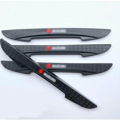 New Universal Fitted 4pcs Exclusive Rubber Car Door Anti Scratch Guard Protector Bumper For Suzuki Series