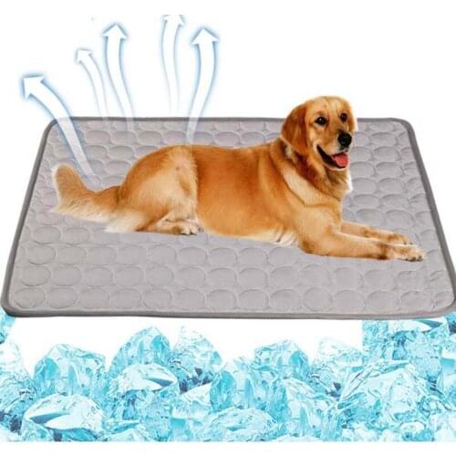 Dog Cooling Mat Summer Cool Blanket for Small Big Dogs Cats Breathable Puppy Husky Sleep Lounger Sofas Cage Mattress