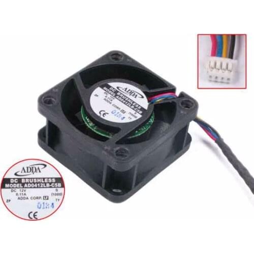 ADDA AD0412LB-C5B S DC 12V 0.11A 4-Wire 40x40x20mm Server Cooling Fan