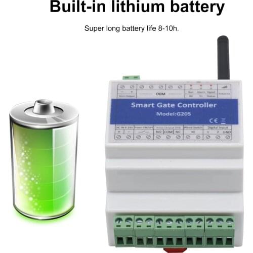 G205 GSM Door Gate Opener Remote On/Off Relay Switch Remote Control Door Access Wireless Door Opener By Free Call SMS Command