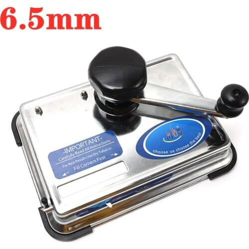 Manual Rolling Machine for Cigarette 6.5mm Filled Tobacco Smoking Set Smoke Accesoires Herbal Smoke Gift for Men Rolling Trays