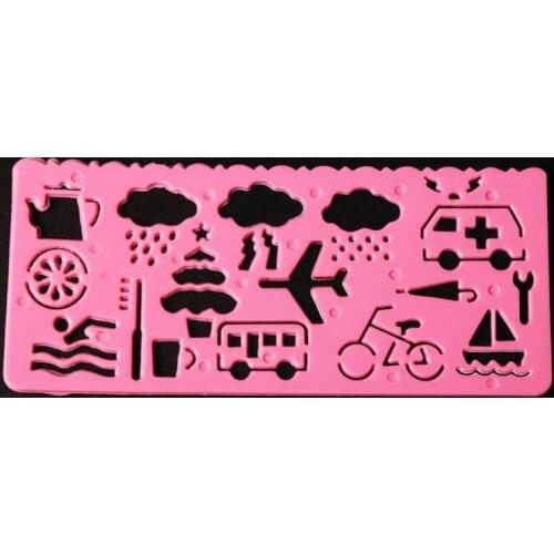 Template board Diy Paste Manual Album Tool Accessories Material Picture Template Plastic Unisex Drawing Board Hot Sale 2020