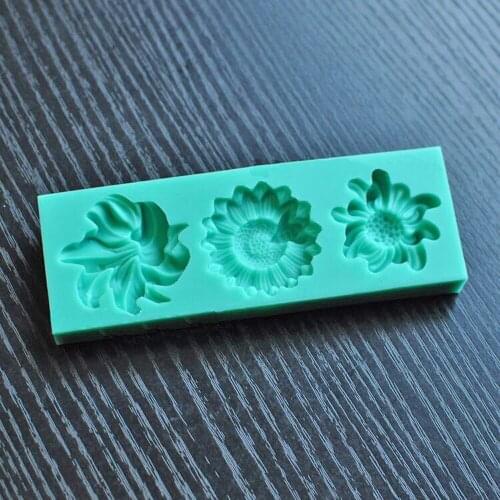 Bee and flower food grade silicone moulds sunflowers flowers resin mold Bees do pace tools