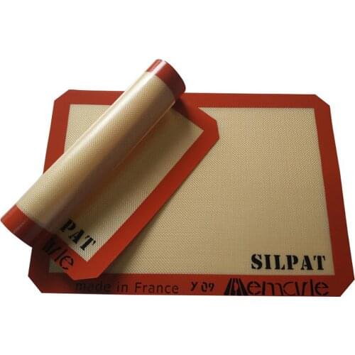 BBQ Accessories Silpat Silicone Fibreglass Non Stick Baking Tray Oven Liner Dough Rolling Mat Pizza Pastry Kitchen Cooking Mat