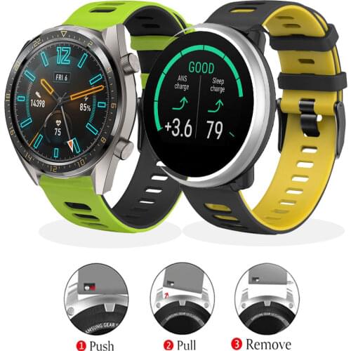 Silicone Band For Polar Vantage M For Polar Ignite For huawei Magic GT/ Amazfit GT Strap Watchband Fashion Wristband Bracelet