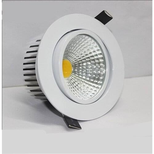 Super Bright Dimmable Waterproof LED Down lights 5W 7W 9W 12W 15W 18W LED Downlight Outdoor Leds Ceiling Lamp For Bathroom Bulb