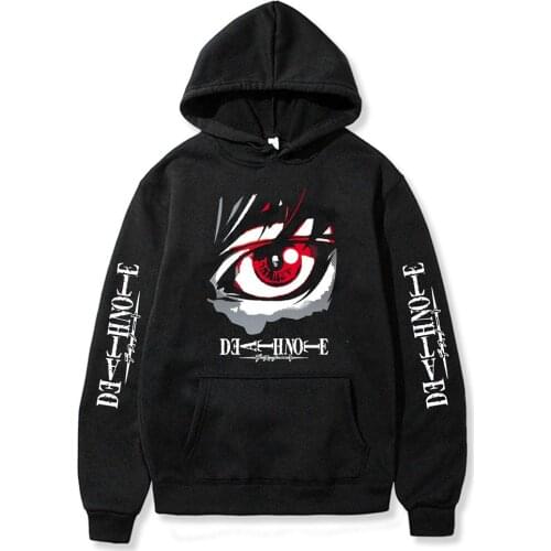 SUNOWE Death Note Hoodie Kawaii harajuku Top undefined Kpop Long Sleeve Kawaii Clothes Womens Sweatshirt Hip Hop Streetwear