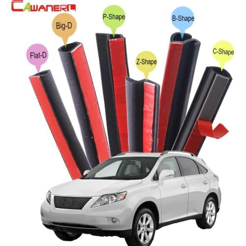 Cawanerl Car Rubber Seal Sealing Strip Kit Noise Control Weatherstrip Seal Edge Trim For Lexus RX RX300 RX330 RX240 RX400h