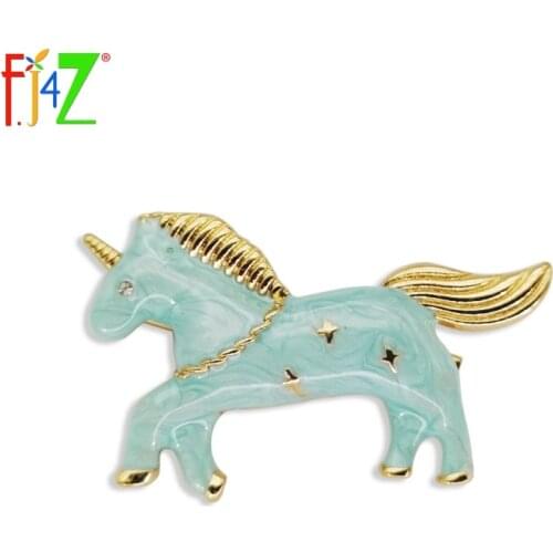 New Arrival Unicorn Clips Fashion Designer Vintage Enamel Animal Hair Clip for Women Jewelry Accessories pinzas de pelo