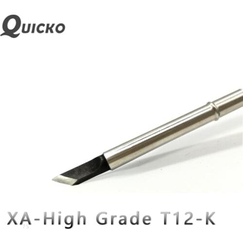 QUICKO XA High-grade T12-K soldering Tip for 951 952 use for HAKKO T12 soldering station 7s melt tin welding tools