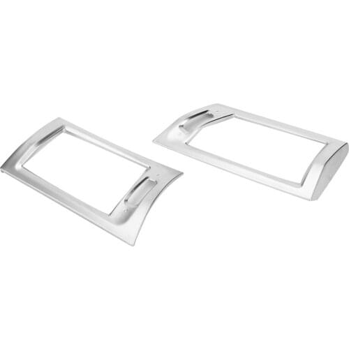 2pcs Chrome Plated Left-Hand Drive Side Air Conditioning Outlet Cover Trim Fit for X3 F25 2011-2017 Car Air Vent Trim Accessory