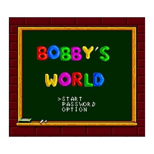 Bobbys World 16 bit Big Gray Game Card For NTSC Game Player Drop Shipping