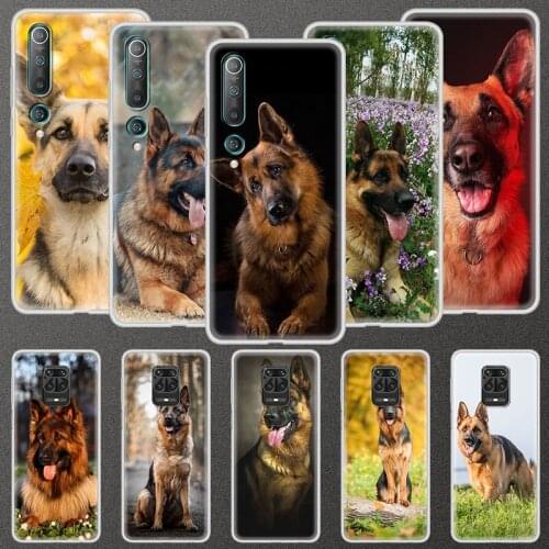 Germany Shepherd Dog Case For Xiaomi Redmi Note 9S 9 8 Pro 8T 7 9A 9C 7A Mi Poco X3 NFC 10T 10 Lite 5G Soft Phone Cover Funda
