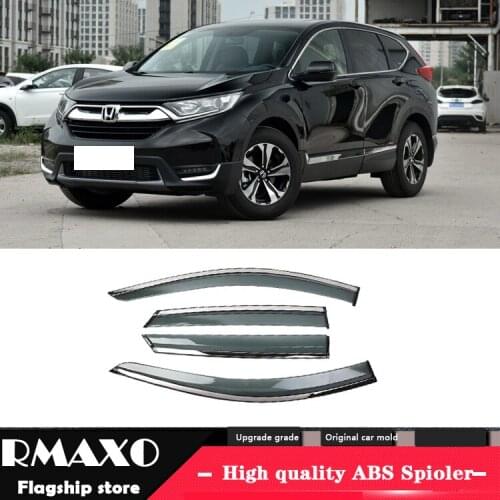 For Honda CRV 2017-2019 Plastic Window Visor Vent Shades Sun Rain Deflector Guard For Honda Civic 4PCS/SET
