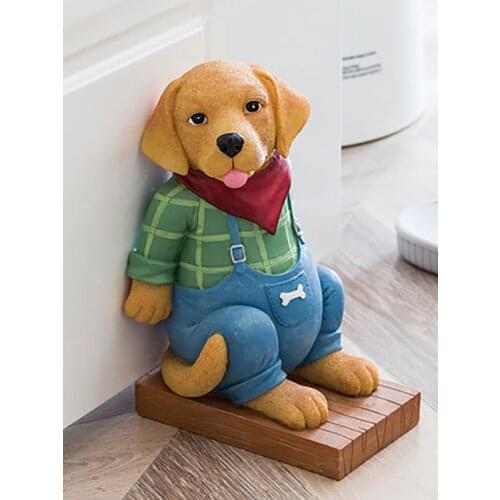 Door Stopper Non Punching Sticker Hidden Door Holders Floor Mounted Nail-free Punch-free Cartoons Cute Animals Resin Door Stops