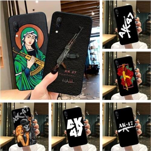 AK47 Gun Art Phone Case For Vivo Y91c Y17 Y51 Y67 Y55 Y7s Y81 Y19 Y97 Y93 V17 vivos5