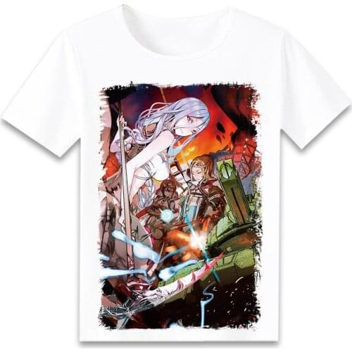 So I'm a Spider,So What? Cosplay T Shirt Kumo desu ga, Nani ka? Cartoon Print Summer T-Shirt Anime Casual Top Tee tshirt Costume