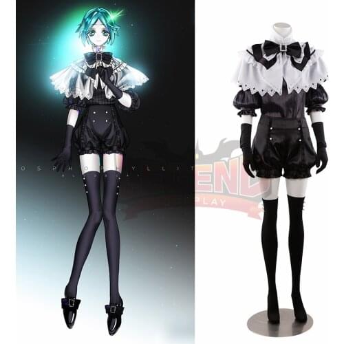 Anime Land of the Lustrous Houseki no Kuni Phosphophyllite cosplay Costume fanart costume custom made