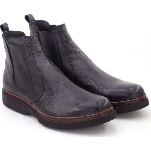 Mens Genuine Leather Boots 2020 Autumn Winter Fashion High Quality Ultra Comfort Made in Turkey