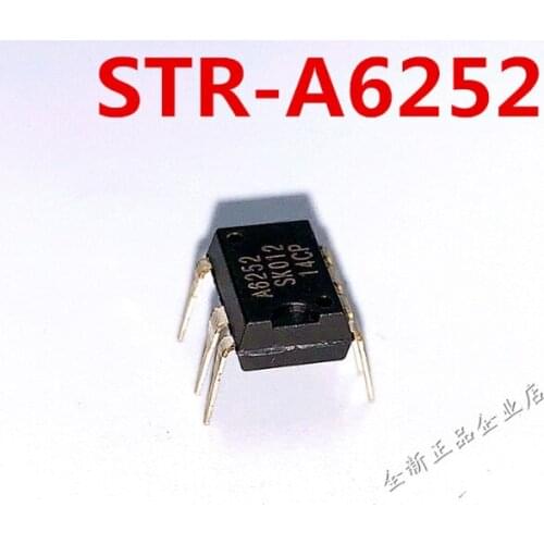 Xinyuan 10PCS/LOT STR-A6252 STR-A6252M STRA6252 A6252 DIP-7