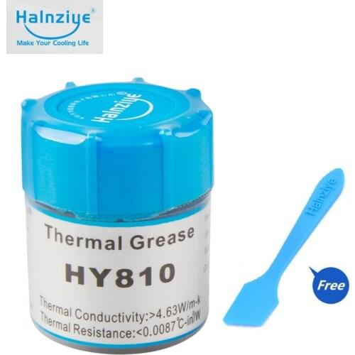 HALNZIYE HY810 Processor graphics card CPU GPU Heat Sink Cooling Cooler Radiator Thermal Grease composite grease silica