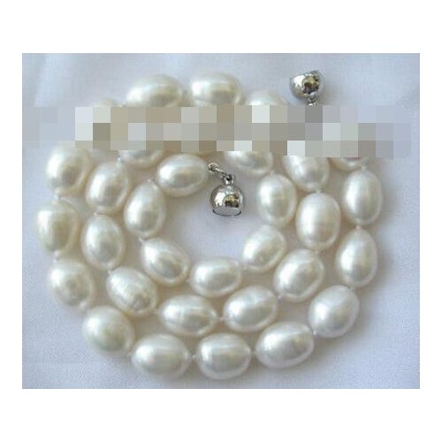 10-11mm baroque white freshwater cultured pearl necklace m556