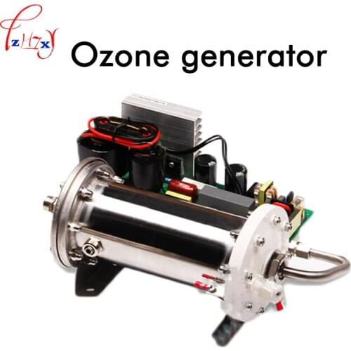 220W Enamel tube ozone generator CH-PC18G small double water-cooled ozonizer generator for sewage treatment 110/220V 1PC