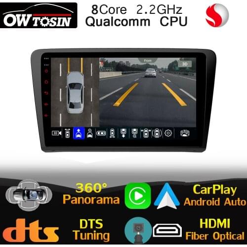 Qualcomm CPU For Volkswagen VW Jetta Bora Santana 2013-2021 Car Radio GPS CarPlay Head Unit HDMI DTS HIFI DSP 360 Panoramic Auto