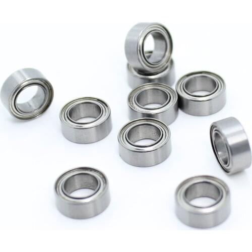 R156ZZ Bearing ABEC-1 (10PCS) 3/16"x5/16"x1/8" inch Miniature R156 ZZ Ball Bearings For RC Models