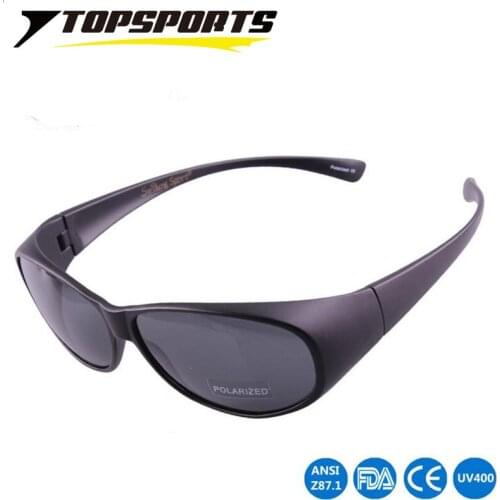 TOPSPORTS 2019 NEWEST Polarized Lens Covers Men Women Sunglasses Fit Over Eyewear Prescription Glasses Nearsighted Myopia