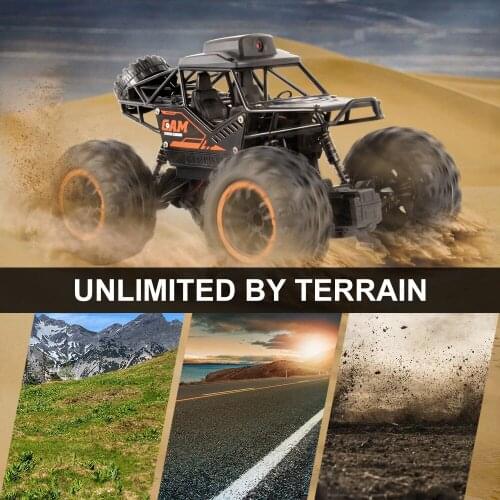 Lead Honor Alloy Rc Car 2.4G Remote Control WIFI Camera Off-Road Vehicle High-Speed Toy 1:18 RC Rock Crawler Toy Truck
