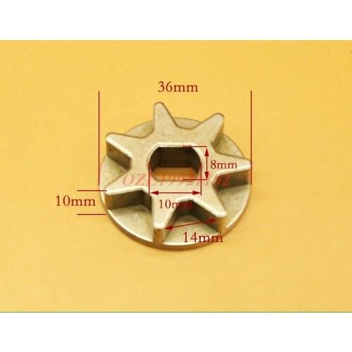 1PC Chainsaw sprocket For 405/5016/6018 7/6/3 tooth M10 M14 M16 Electric Chain Saw Chainsaw Chain