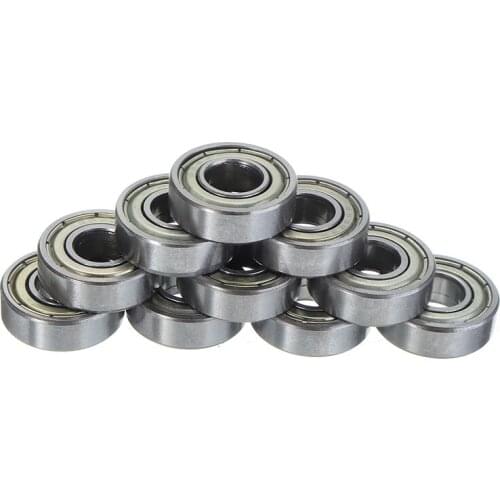 10pcs 698ZZ Ball Bearings Carbon Steel Sealed Deep Groove Radial Wheel Bearings 8*19*6mm for Electric Motors