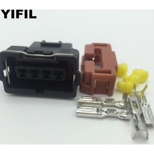 5pcs/lot 4 Pin/Way Auto TPS Female Connector Plug 10378 For Toyota 4 AGE 16V TPS Mitsubishi KA24 SR20 MAF EVO Lancer PB185-04326