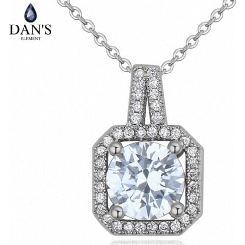 DANS Element Brand 3 Colors Real Austrian Crystals Fashion Water Drop Tassel Pendant Necklace for Women Valentine Gift 125341