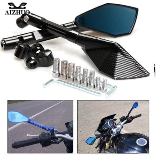 CNC Aluminum Side Mirrors Accessories Motorcycle Rearview Mirror For Honda CBR 600 F2 F3 F4 F4i CB919CBR954RR CBR600RR CBR900RR