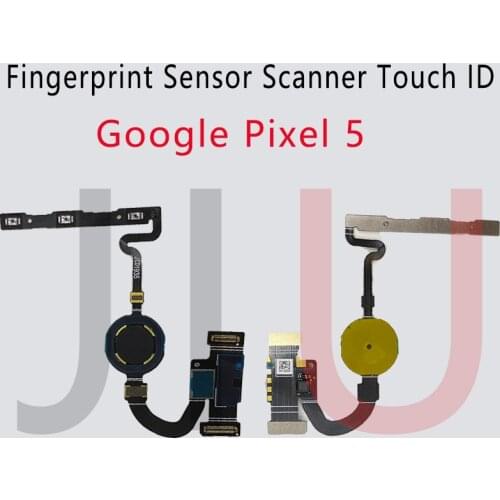 For Google Pixel 5 Fingerprint Flex Cable Sensor Touch ID Home Button Flex Cable Power Button Volume Switch Control Flex Cable
