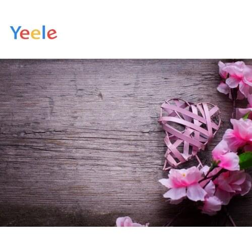 Yeele Wooden Boards Flowers Photophone Newborn Food Cake Photo Backdrop Customized Photographic Backgrounds For Photo Studio